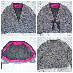 Ann Taylor Black and White Tweed Jacket